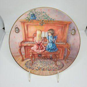 Duet Golden Childhood Collector's Plate